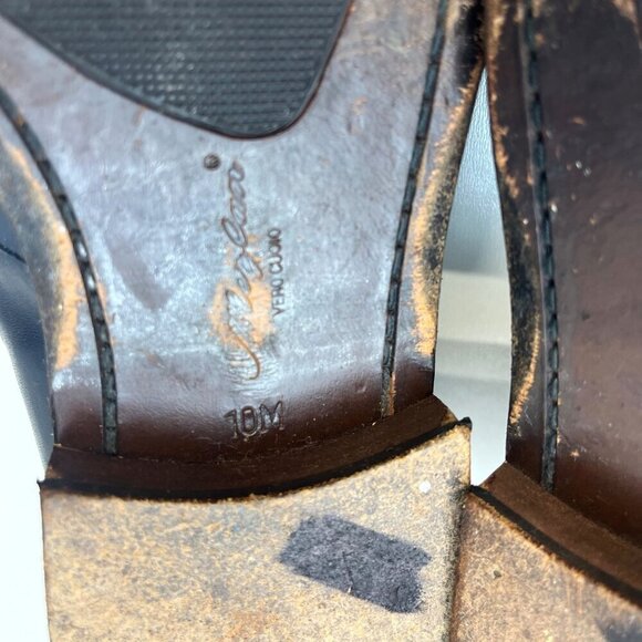 Mezlan Leather Loafers Slip On Men's Size 10M Blue Color Sharp Professional - Picture 11 of 13